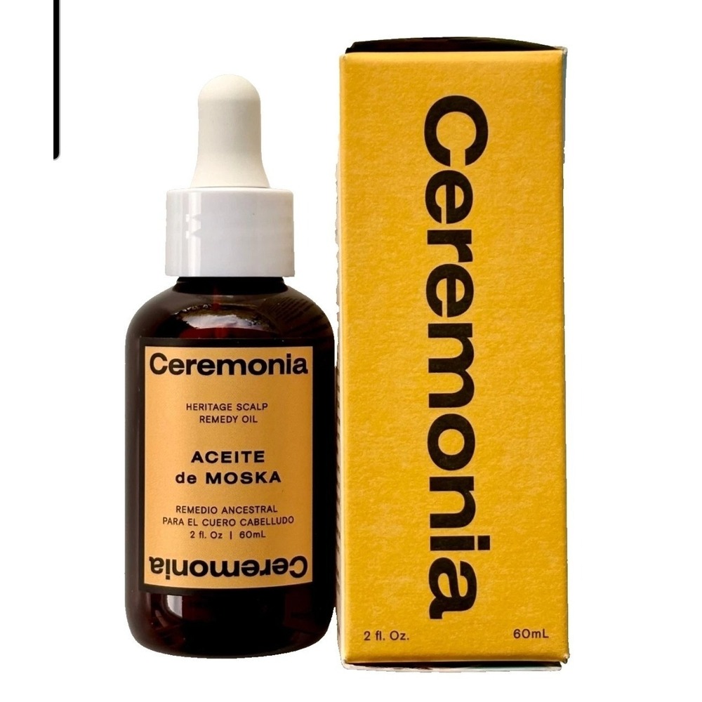 NEW Ceremonia Aceite de Moska Scalp Remedy Oil –2 fl oz for Healthy Hair & Scalp